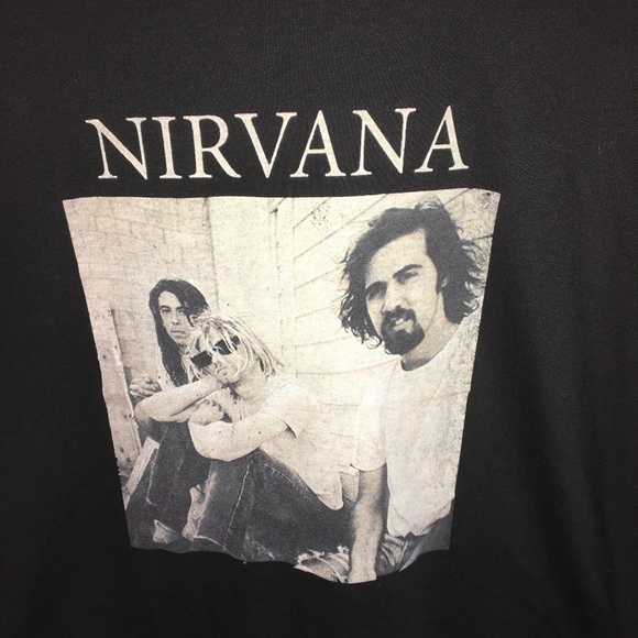 NIRVANA GRAPHIC BAND TEE KURT COBAIN - Picture 2 of 4